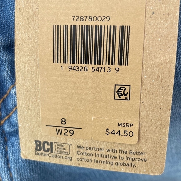 NWT Levi's High Rise Jean Shorts Cutoff - Picture 7 of 10